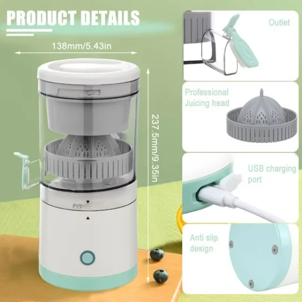Presse-agrumes électrique pour jus & cocktails – Image 2